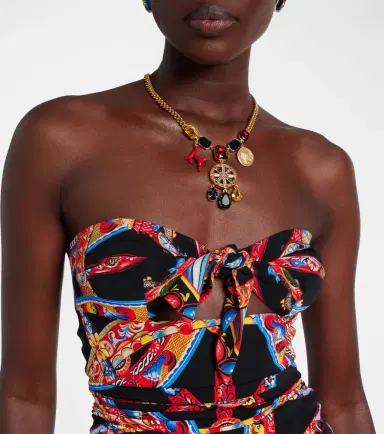 Dolce & Gabbana Printed silk-blend minidress | Thumbnail 5 Dolce & Gabbana Printed silk-blend minidress | Thumbnail 5