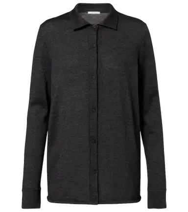 The Row Ocari knitted cashmere and silk shirt | Thumbnail 1 The Row Ocari knitted cashmere and silk shirt | Thumbnail 1