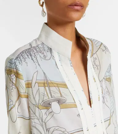 Tory Burch Printed cotton voile tunic | Thumbnail 4 Tory Burch Printed cotton voile tunic | Thumbnail 4