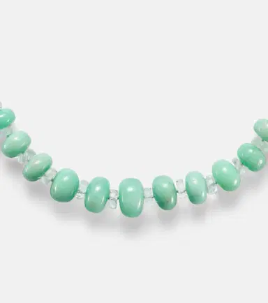 Ileana Makri Beaded necklace with chrysoprases, topaz, and diamonds | Thumbnail 3 Ileana Makri Beaded necklace with chrysoprases, topaz, and diamonds | Thumbnail 3