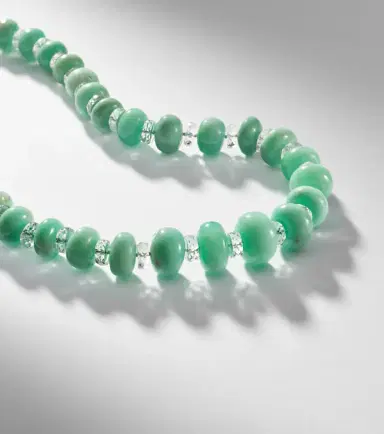 Ileana Makri Beaded necklace with chrysoprases, topaz, and diamonds | Thumbnail 6 Ileana Makri Beaded necklace with chrysoprases, topaz, and diamonds | Thumbnail 6
