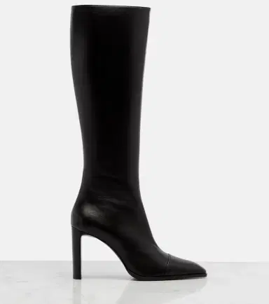 Saint Laurent Venetia leather knee-high boots | Thumbnail 3 Saint Laurent Venetia leather knee-high boots | Thumbnail 3