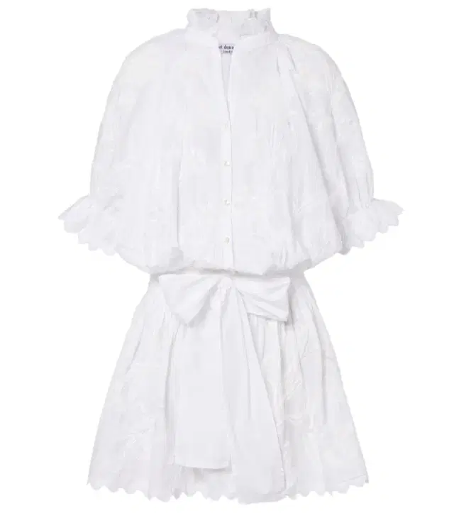 Embroidered cotton minidress Embroidered cotton minidress