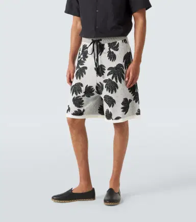 Commas Jacquard terry shorts | Thumbnail 2 Commas Jacquard terry shorts | Thumbnail 2