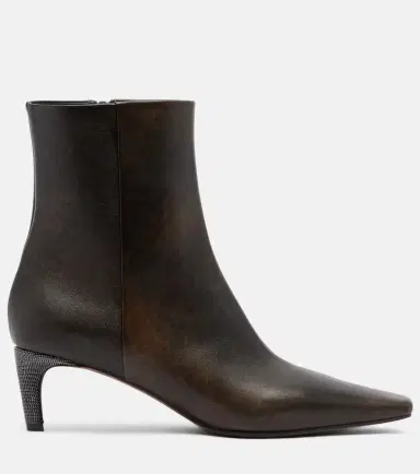 Brunello Cucinelli Monili leather ankle boots | Thumbnail 3 Brunello Cucinelli Monili leather ankle boots | Thumbnail 3
