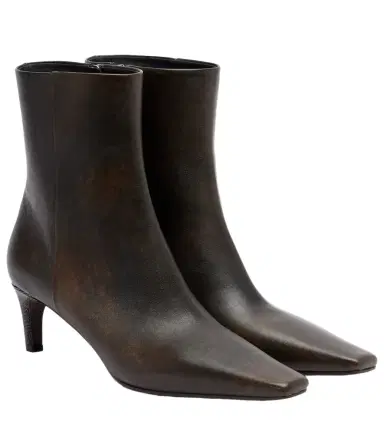 Brunello Cucinelli Monili leather ankle boots | Thumbnail 1 Brunello Cucinelli Monili leather ankle boots | Thumbnail 1
