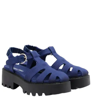 Miu Miu Platform slingback sandals | Thumbnail 1 Miu Miu Platform slingback sandals | Thumbnail 1