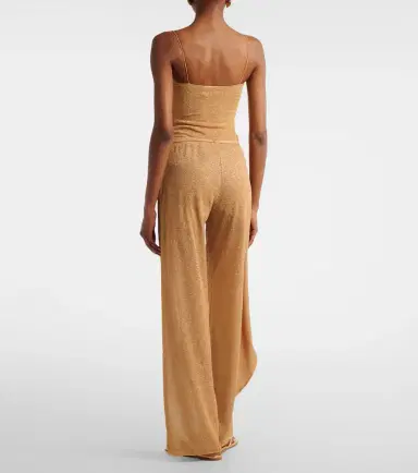 Oséree Oséree Lumière beaded wide-leg pants | Thumbnail 4 Oséree Oséree Lumière beaded wide-leg pants | Thumbnail 4