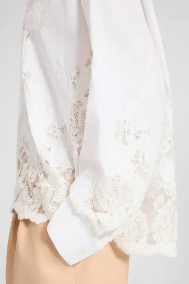 ERMANNO SCERVINO Long Sleeve Embroidered Shirt | Thumbnail 3 ERMANNO SCERVINO Long Sleeve Embroidered Shirt | Thumbnail 3