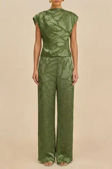 Cult Gaia Sara Pant - Deep Pasture | Thumbnail 2 Cult Gaia Sara Pant - Deep Pasture | Thumbnail 2