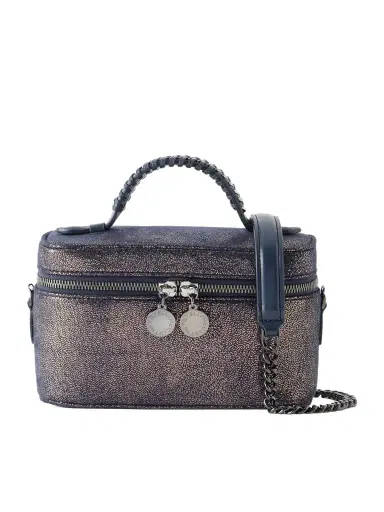 Stella McCartney Falabella Vanity Metallic Vegetarian Material Shoulder Bag | Thumbnail 1 Stella McCartney Falabella Vanity Metallic Vegetarian Material Shoulder Bag | Thumbnail 1