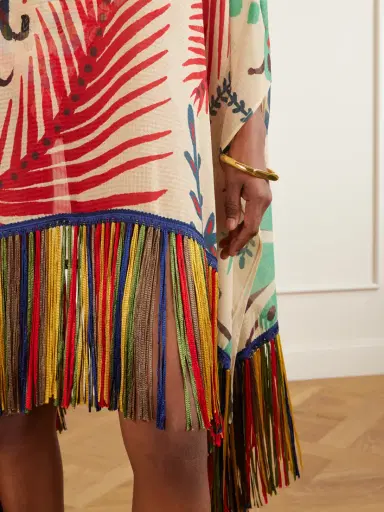 Etro Woven Fringe Mini Dress | Thumbnail 4 Etro Woven Fringe Mini Dress | Thumbnail 4