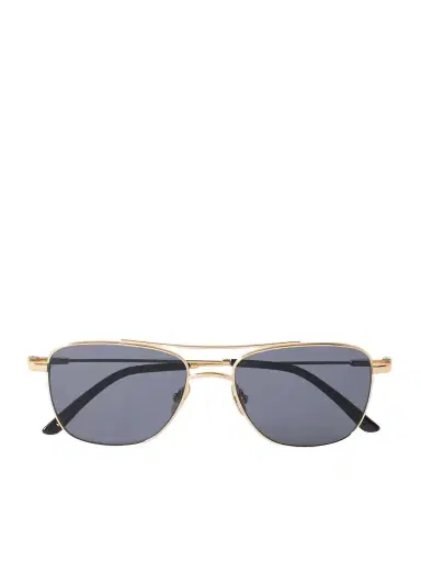 Thistles The Malone Aviator-style Gold-tone Sunglasses | Thumbnail 1 Thistles The Malone Aviator-style Gold-tone Sunglasses | Thumbnail 1