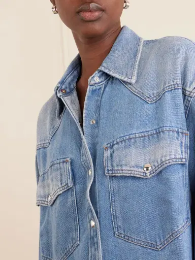 AGOLDE Lotta Denim Shirt | Thumbnail 4 AGOLDE Lotta Denim Shirt | Thumbnail 4