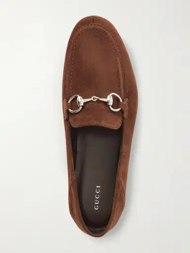 Gucci Jordaan Horsebit-detailed Suede Loafers | Thumbnail 6 Gucci Jordaan Horsebit-detailed Suede Loafers | Thumbnail 6