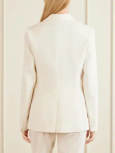 Gabriela Hearst Louisa Cotton Ribbed Blazer | Thumbnail 3 Gabriela Hearst Louisa Cotton Ribbed Blazer | Thumbnail 3