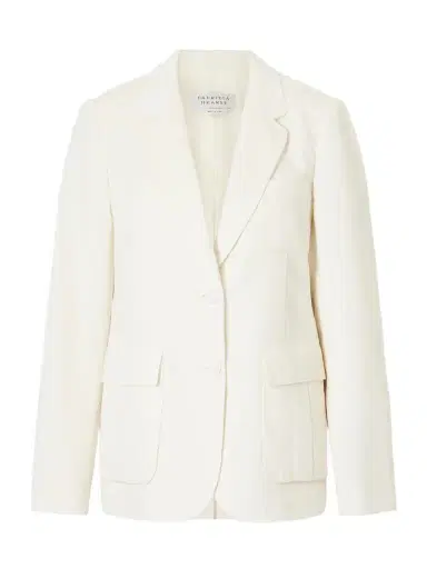 Gabriela Hearst Louisa Cotton Ribbed Blazer | Thumbnail 1 Gabriela Hearst Louisa Cotton Ribbed Blazer | Thumbnail 1