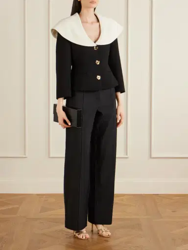 VIOLANTE NESSI Manuela Embellished Wool Jacket | Thumbnail 2 VIOLANTE NESSI Manuela Embellished Wool Jacket | Thumbnail 2