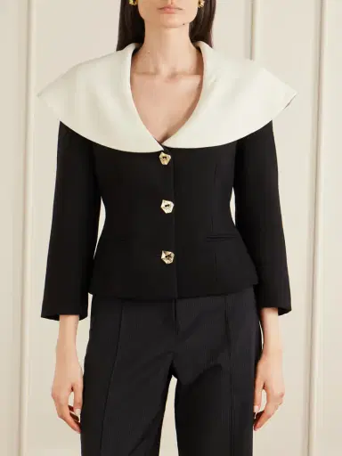 VIOLANTE NESSI Manuela Embellished Wool Jacket | Thumbnail 3 VIOLANTE NESSI Manuela Embellished Wool Jacket | Thumbnail 3