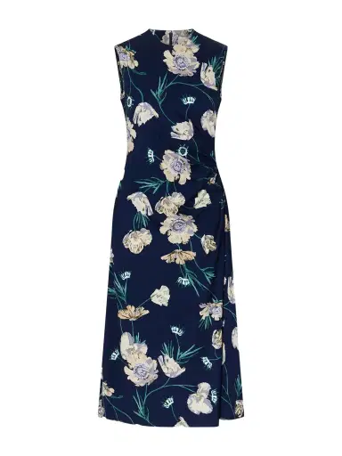 Erdem Floral Printed Ponte Midi Dress | Thumbnail 1 Erdem Floral Printed Ponte Midi Dress | Thumbnail 1
