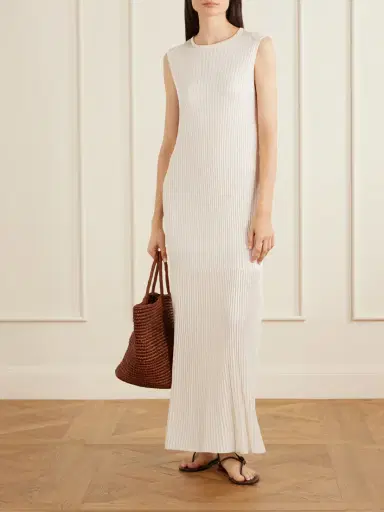 Veronica de Piante Gabby Ribbed-knit Jersey Maxi Dress | Thumbnail 2 Veronica de Piante Gabby Ribbed-knit Jersey Maxi Dress | Thumbnail 2