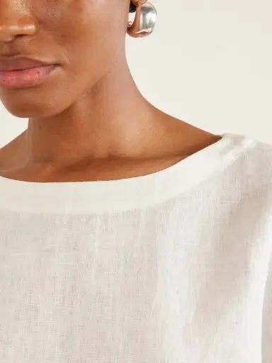 Suzie Kondi Kori Cropped Linen Top | Thumbnail 5 Suzie Kondi Kori Cropped Linen Top | Thumbnail 5