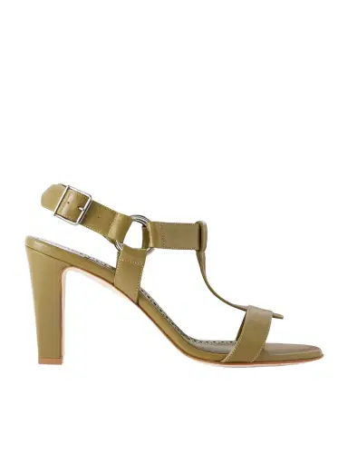 Manolo Blahnik Miona 90 Leather Sandals | Thumbnail 1 Manolo Blahnik Miona 90 Leather Sandals | Thumbnail 1
