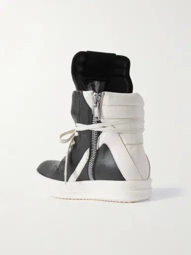 Rick Owens Geobasket Two-tone Leather High-top Sneakers | Thumbnail 3 Rick Owens Geobasket Two-tone Leather High-top Sneakers | Thumbnail 3