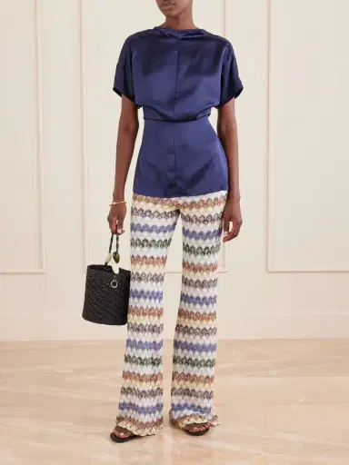 Missoni Embellished Crochet-knit Flared Pants | Thumbnail 2 Missoni Embellished Crochet-knit Flared Pants | Thumbnail 2