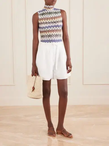 Missoni Striped Metallic Crochet-knit Tank | Thumbnail 2 Missoni Striped Metallic Crochet-knit Tank | Thumbnail 2