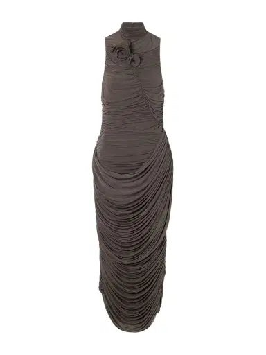 Magda Butrym Appliquéd Stretch-jersey Midi Dress | Thumbnail 1 Magda Butrym Appliquéd Stretch-jersey Midi Dress | Thumbnail 1