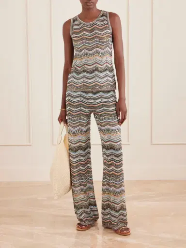 Missoni Striped Crochet-knit Tank | Thumbnail 2 Missoni Striped Crochet-knit Tank | Thumbnail 2