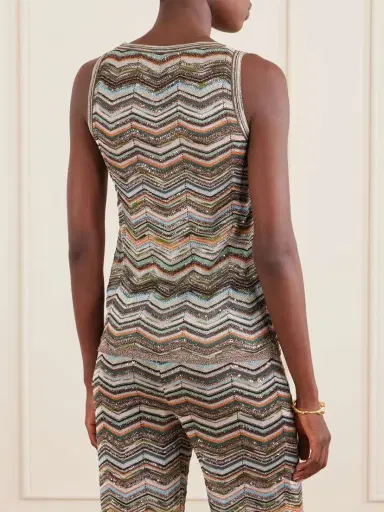 Missoni Striped Crochet-knit Tank | Thumbnail 3 Missoni Striped Crochet-knit Tank | Thumbnail 3