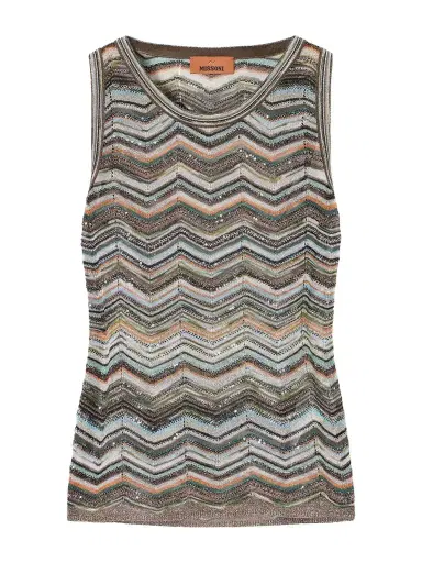 Missoni Striped Crochet-knit Tank | Thumbnail 1 Missoni Striped Crochet-knit Tank | Thumbnail 1