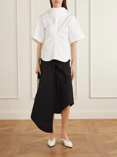 Bottega Veneta Cotton-mousseline Maxi Skirt | Thumbnail 2 Bottega Veneta Cotton-mousseline Maxi Skirt | Thumbnail 2