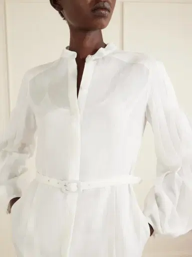 Gabriela Hearst Lydia Belted Linen Midi Dress | Thumbnail 4 Gabriela Hearst Lydia Belted Linen Midi Dress | Thumbnail 4
