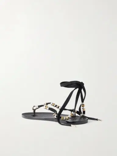 Ancient Greek Sandals Esther Bead-embellished Jelly Thong Sandals | Thumbnail 3 Ancient Greek Sandals Esther Bead-embellished Jelly Thong Sandals | Thumbnail 3