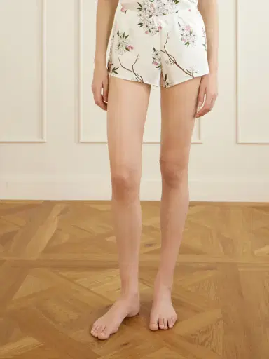 Olivia von Halle Bella Floral-print Silk-satin Pajama Set | Thumbnail 2 Olivia von Halle Bella Floral-print Silk-satin Pajama Set | Thumbnail 2