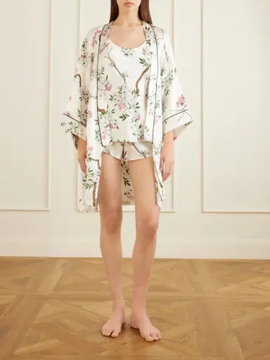 Olivia von Halle Bella Floral-print Silk-satin Pajama Set | Thumbnail 5 Olivia von Halle Bella Floral-print Silk-satin Pajama Set | Thumbnail 5