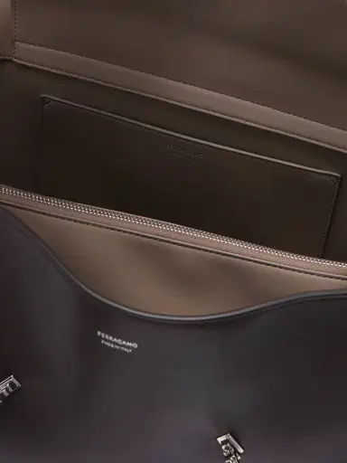 Ferragamo Hug Medium Leather Tote | Thumbnail 6 Ferragamo Hug Medium Leather Tote | Thumbnail 6