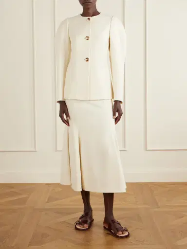 Gabriela Hearst Daelan Silk And Wool-blend Jacket | Thumbnail 2 Gabriela Hearst Daelan Silk And Wool-blend Jacket | Thumbnail 2