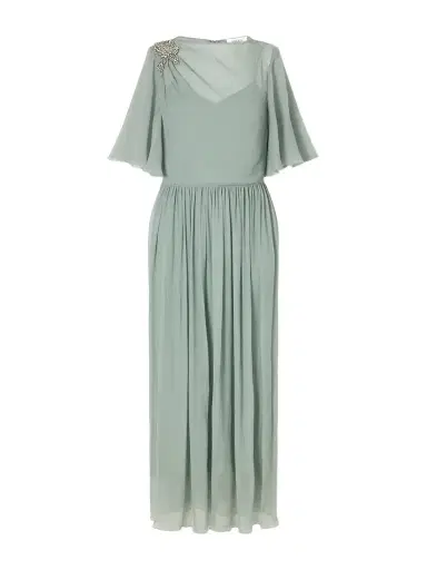 Erdem Crystal-embellished Silk Midi Dress | Thumbnail 1 Erdem Crystal-embellished Silk Midi Dress | Thumbnail 1