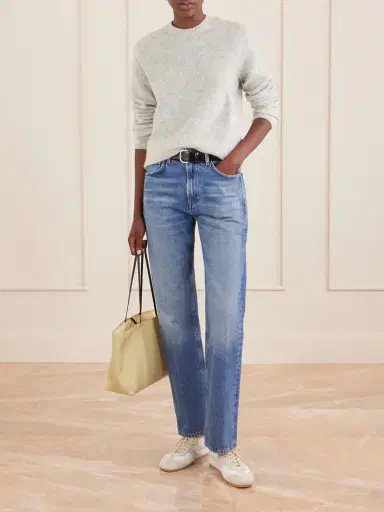 The Elder Statesman Nimbus Laurel Knitted Cashmere And Silk-blend Sweater | Thumbnail 2 The Elder Statesman Nimbus Laurel Knitted Cashmere And Silk-blend Sweater | Thumbnail 2