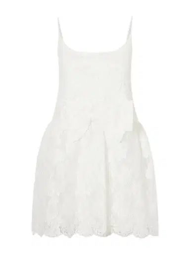 SHUSHU/TONG Bow-detailed Lace Mini Dress | Thumbnail 1 SHUSHU/TONG Bow-detailed Lace Mini Dress | Thumbnail 1