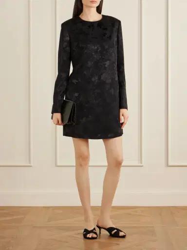 Veronica de Piante Carlota Floral-jacquard Dress | Thumbnail 2 Veronica de Piante Carlota Floral-jacquard Dress | Thumbnail 2