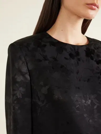 Veronica de Piante Carlota Floral-jacquard Dress | Thumbnail 4 Veronica de Piante Carlota Floral-jacquard Dress | Thumbnail 4