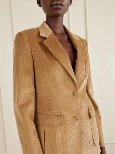 Gabriela Hearst Louisa Cotton Ribbed Blazer | Thumbnail 4 Gabriela Hearst Louisa Cotton Ribbed Blazer | Thumbnail 4