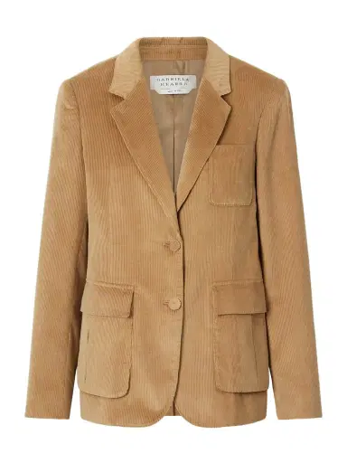 Gabriela Hearst Louisa Cotton Ribbed Blazer | Thumbnail 1 Gabriela Hearst Louisa Cotton Ribbed Blazer | Thumbnail 1
