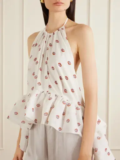 LIBEROWE Tamara Silk-chiffon Peplum Blouse | Thumbnail 4 LIBEROWE Tamara Silk-chiffon Peplum Blouse | Thumbnail 4