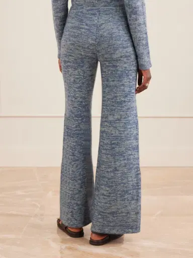 The Elder Statesman Nimbus Knitted Cashmere And Silk-blend Wide-leg Pants | Thumbnail 4 The Elder Statesman Nimbus Knitted Cashmere And Silk-blend Wide-leg Pants | Thumbnail 4